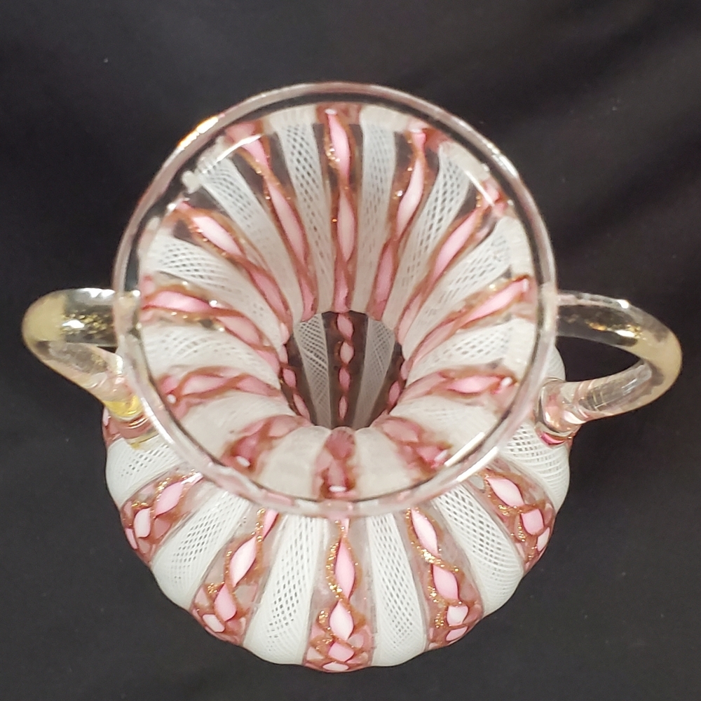 Murano Latticino Vase - Picture 3 of 6